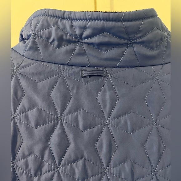 SB Active reversible Quilted Blue Jacket size XL snap pockets on both sides - Picture 9 of 15